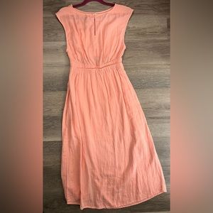 NWT Elan Perfectly Peach Dress Medium Cotton